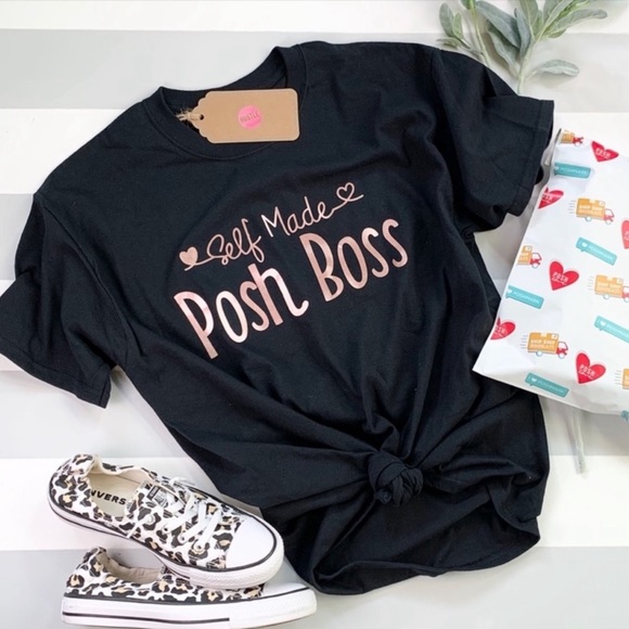 Posh T-shirt 🛒 Poshmark Love, Reseller Shirt - Picture 2 of 3